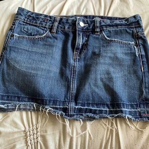 vintage gap jean skirt